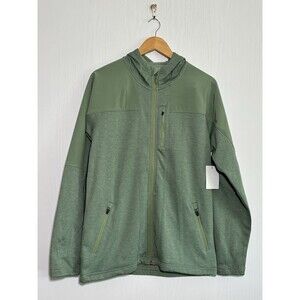 Marmot Jacket Mens Medium Green Stonewall Fleece Hoody New Hoodie Full Zip